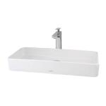 حوض مغسلة فوق الرخام أبيض ‎705×355×100‎ ملم