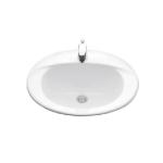 White Round Countertop Basin ‎508×423×230‎ mm