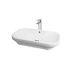 حوض مغسلة مربع فوق الرخام أبيض ‎600×310×110‎ ملم