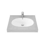 حوض مغسلة تحت الرخام أبيض (مقاس ‎520×370‎ ملم)