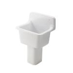 White Porcelain Utility Sink – Without Overflow