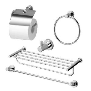 Chrome Bathroom Accessories Set – 5 Pieces