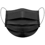 كمامة أسود طبي شد 40 – كرتون