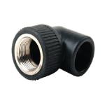 KTP PPR Elbow with Female Insert Black