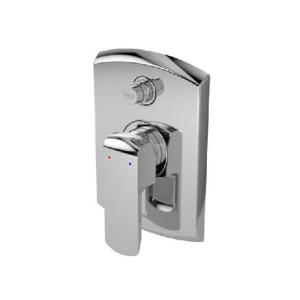 Chrome Concealed 2‑Way Shower Mixer
