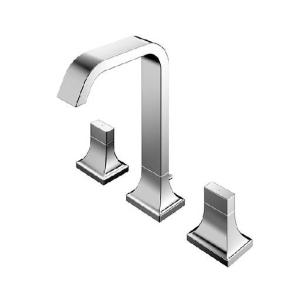 Chrome 3‑Hole Basin Mixer Automatic (2 Handles) with Aerator