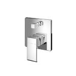 خلاط دش مخفي كروم أوتوماتيك حركتين بدون قاعدة