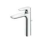 Chrome Medium Single‑Lever Basin Mixer with Aerator