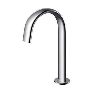 Chrome Basin Mixer – Medium Spout with Angle Valves & Flex Hoses