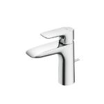 Chrome Short 14.9 cm Single‑Lever Basin Mixer with Aerator
