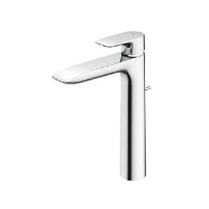 Chrome Tall Single‑Lever Basin Mixer with Aerator