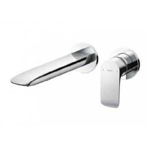 خلاط مغسلة كروم حائطي مخفي سبوت طويل برافعة مفردة