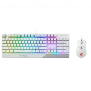 MSI White RGB Keyboard & Mouse Combo