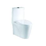 كرسي افرنجي قطعة واحدة أبيض – خزان علوي مدمج – صيني