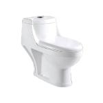 كرسي افرنجي قطعة واحدة أبيض – تصميم انسيابي – صيني