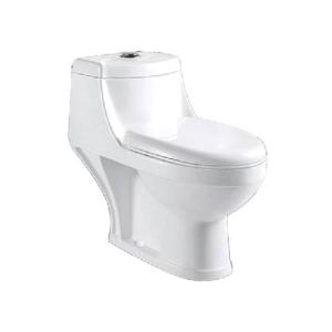 One‑Piece Toilet, White – Streamlined Design – China
