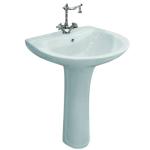 White Porcelain Pedestal Basin – China – Variant B