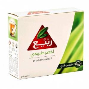 Al‑Rabie Green Tea 100 Bags – Box