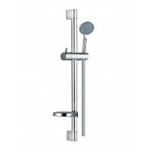 Chrome Eurostar Shower Kit with Rail