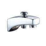 Chrome Square Concealed Shower Spout with Manual Diverter
