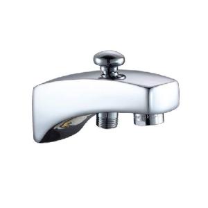 Chrome Square Concealed Shower Spout with Manual Diverter
