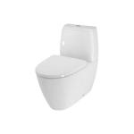 Two‑Piece Toilet, White – Floor Outlet (S‑Trap) with Seat – China