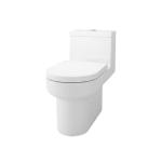 Two‑Piece Toilet, White 30 cm with Seat – China