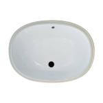 Large Oval Undermount Basin – White – China