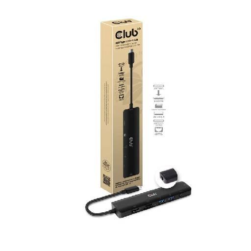 موزّع USB‑C متعدد المنافذ مع HDMI و USB 3.0