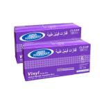 قفازات فينيل – للاستخدام الطبي – خالية من البودرة