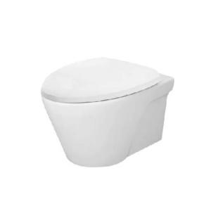 Wall‑Hung Oval Toilet, White – Horizontal 180 mm – China
